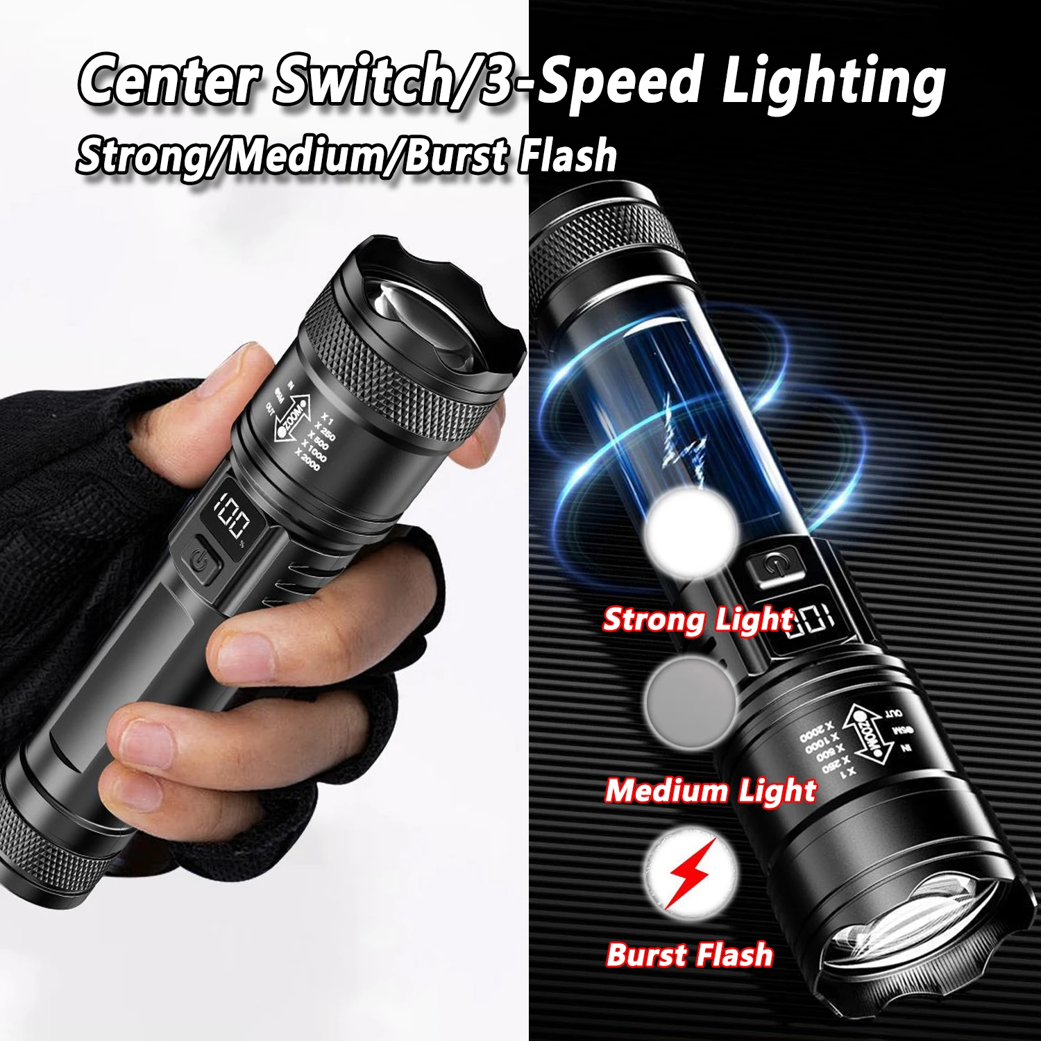 TY-908M светодиодный фонарик 2 – обзор и цена Fishing Light