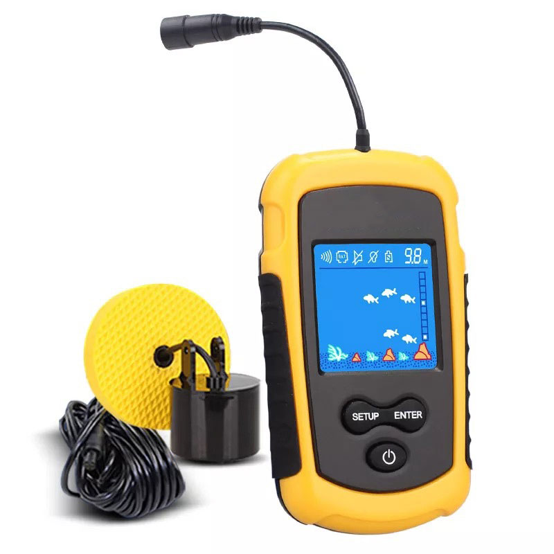 100 м проводной цветной экран  – обзор и цена Fish Finder Portable