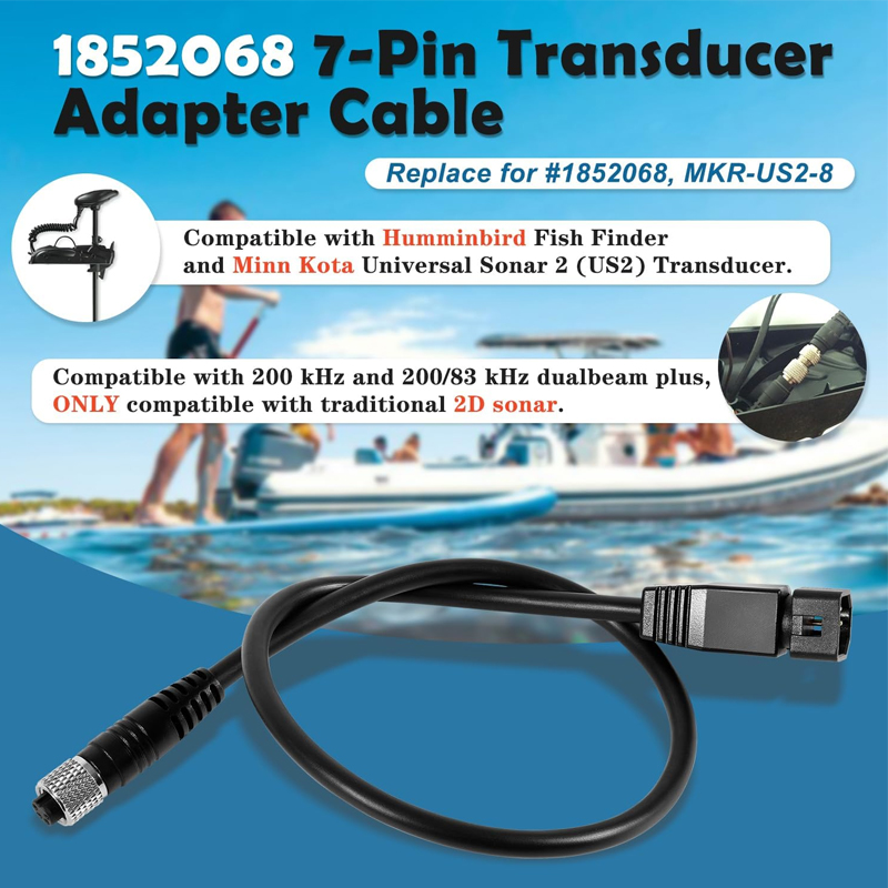1852068 MKR-US2-8 7-контактный – обзор и цена Fish Finder Transducer