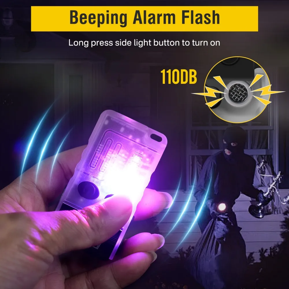 BORUiT V20 Buzzer EDC светодио – обзор и цена Fishing Light